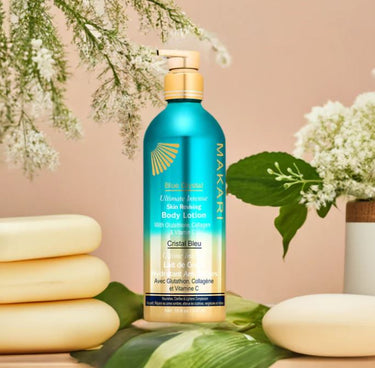 MAKARI Blue Crystal Skin Reviving Body Lotion (16.8oz), Sareya Beauty supply store near me, hair store , ethnic beauty products